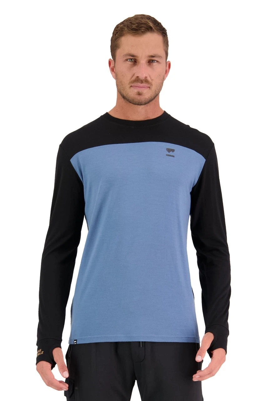 Mons Royale Yotei LS (Black / Blue Slate) 3 Mons Royale Yotei LS (Black / Blue Slate)