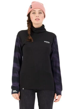 Mons Royale Yotei BF High Neck (Motion/Black)