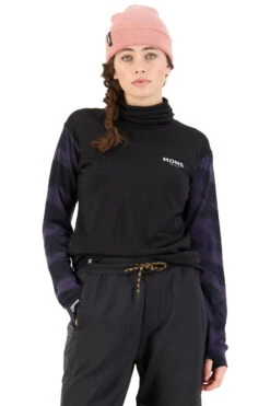 Mons Royale Yotei BF High Neck (Motion/Black) -MAO Ski Butik 100248 1115 948 104