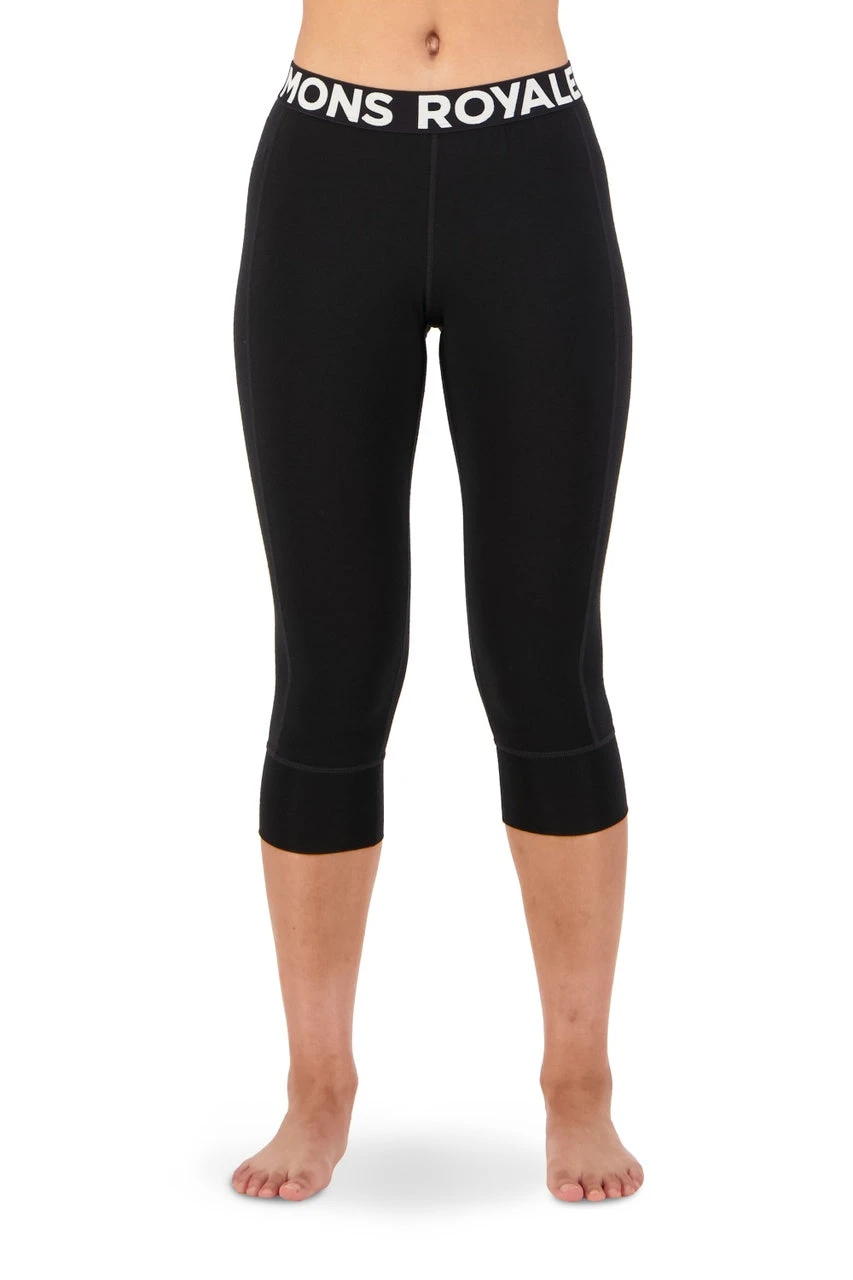 Mons Royale Cascade Merino Flex 200 3/4 Legging (Black) 7 Mons Royale Cascade Merino Flex 200 3/4 Legging (Black) - Billede 5