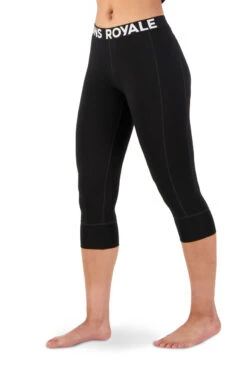 Mons Royale Cascade Merino Flex 200 3/4 Legging (Black)