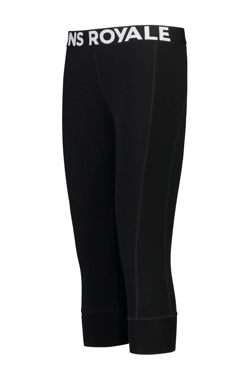 Mons Royale Cascade Merino Flex 200 3/4 Legging (Black) 6 Mons Royale Cascade Merino Flex 200 3/4 Legging (Black) - Billede 4