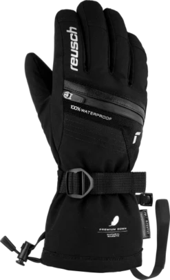 Reusch Lando R-TEX® XT (5-Finger) -MAO Ski Butik ReuschLandoR TEX XTJunior61612437702blacksilverfront